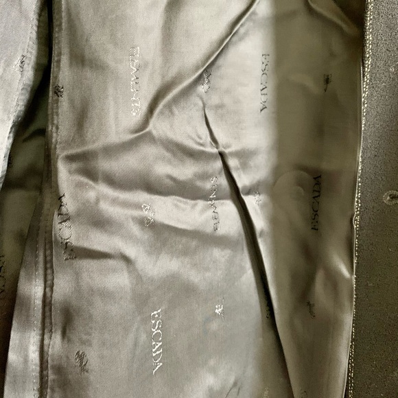 ESCADA ELEMENTS long wool pinstripe blazer - Picture 8 of 16